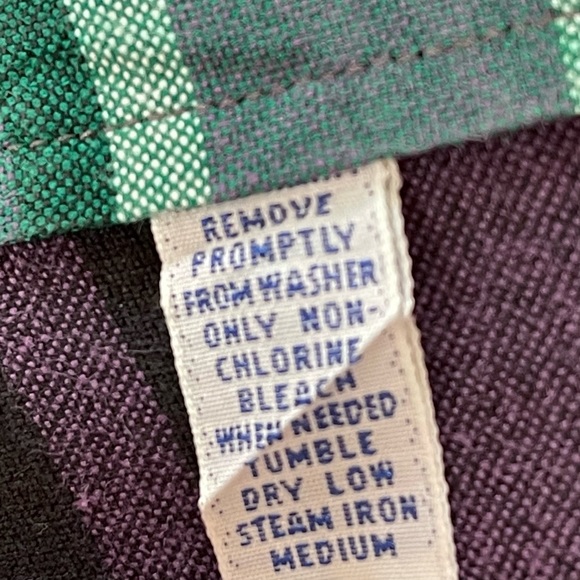 Ralph Lauren Purple Green Plaid Button Down Long Sleeve Men’s Shirt Size XXL 2XL - Picture 8 of 10